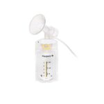 Medela Pump & Save Breastmilk Bags with Easy-Connect Adapter, 20-Pack (Clear) - Image 4