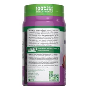 Melatonin Gummies | 1mg | 60 Count | Vegan, Non-GMO & Gluten Free | Cherry Pomegranate Flavor | by Natures Truth - Image 5