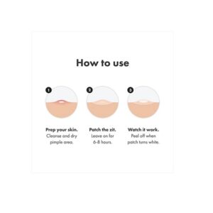 Mighty Patch Original - Hydrocolloid Acne Pimple Patch for Covering Zits and Blemishes, Spot Stickers for Face and Skin, Vegan-friendly and Not Tested on Animals (36 Count) - Image 4