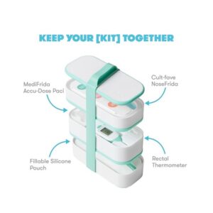 Mobile Medicine Cabinet Travel Kit by Frida Baby | Portable Carrying Case Stocked with Wellness Essentials - Image 2