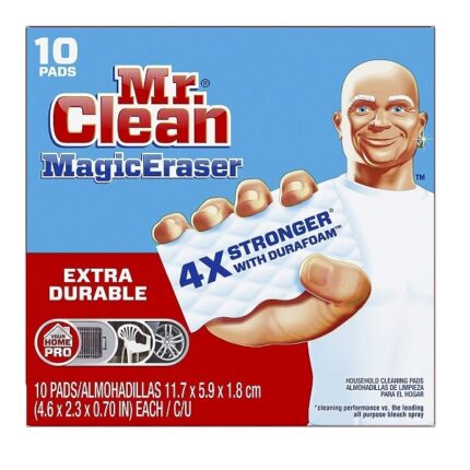 Mr. Clean Magic Eraser Extra Durable, Cleaning Pads with Durafoam, 10 Count