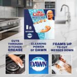 Mr. Clean Magic Eraser Kitchen and Oven Cleaner with Dawn, Cleaning Pads with Durafoam, 10 Count - Image 2