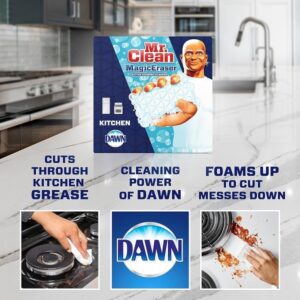 Mr. Clean Magic Eraser Kitchen and Oven Cleaner with Dawn, Cleaning Pads with Durafoam, 10 Count - Image 2