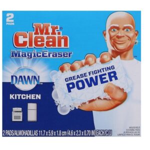 Mr. Clean Magic Eraser Kitchen with Dawn, Cleaning Pads with Durafoam, 2 Count - Image 1