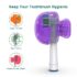 Mspan Electric Toothbrush Head Cover: Sonic Toothbrush Cap Travel Protector Plastic Brush Pod Protection Clip Case Value Pack, Purple, Pack of 1 - Image 3