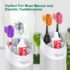 Mspan Electric Toothbrush Head Cover: Sonic Toothbrush Cap Travel Protector Plastic Brush Pod Protection Clip Case Value Pack, Purple, Pack of 1 - Image 4
