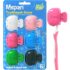 Mspan Toothbrush Cover Cap Case Brush Head Protector Pods Plastic Travel Tooth Brushing Clip for Manual & Electric Toothbrush - 6 Packs