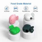 Mspan Toothbrush Cover Cap Case Brush Head Protector Pods Plastic Travel Tooth Brushing Clip for Manual & Electric Toothbrush - 6 Packs - Image 2