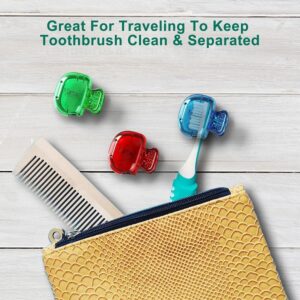 Mspan Toothbrush Head Cover Cap: Toothbrush Protector Brush Pod Case Protective Plastic Clip Bathroom Cool Stuff for Household Travel - Image 6