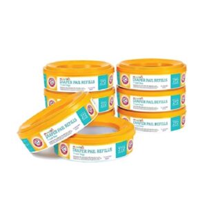 Munchkin Arm & Hammer Diaper Pail Refill Rings, 2,176 Count, 8 Pack (272 Count each) - Image 1