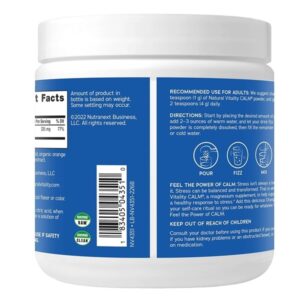 Natural vitality Orange Calm Magnesium Drink Mix, 8 OZ - Image 14