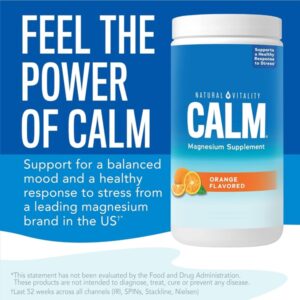 Natural vitality Orange Calm Magnesium Drink Mix, 8 OZ - Image 3
