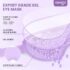 NEWGO Cooling Eye Mask Reusable Gel Eye Mask for Puffy Eyes, Ice Eye Mask Cold Eye Mask Frozen with Plush Backing for Headache, Migraine, Stress Relief - Purple - Image 4