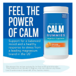 Natural Vitality Calm, Magnesium Citrate Supplement, Stress Relief Gummies, Supports a Healthy Response to Stress, Gluten Free, Vegan, Orange, 240 Gummies - Image 3