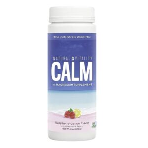 Natural Vitality Natural Magnesium Calm Raspberry-Lemon - 8 oz
