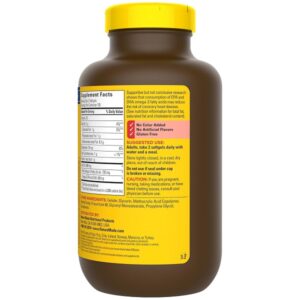 Nature Made Burp-Less Fish Oil 1200 mg Softgels, 200 Count for Heart Health (Packaging May Vary) - Image 9