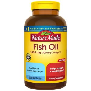 Nature Made Fish Oil 1000 Mg Softgels 250-Count - Image 1