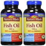 Nature Made Fish Oil 1200mg 360 Mg Omega-3 Twin Pack Combo Dietary Supplement 200 Liquid Softgel Each (400 Softgel Total) - Image 2