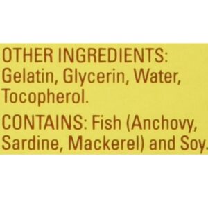 Nature Made Fish Oil 1200mg 360 Mg Omega-3 Twin Pack Combo Dietary Supplement 200 Liquid Softgel Each (400 Softgel Total) - Image 4