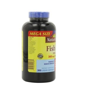 Nature Made Fish Oil Omega-3 1200mg, 300 Softgels - Image 1