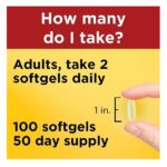 Nature Made Fish Oil Omega-3, 1200mg, Pack of 100 Softgels - Image 3