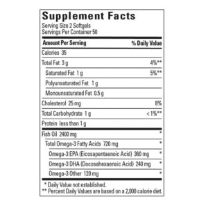 Nature Made Fish Oil Omega-3, 1200mg, Pack of 100 Softgels - Image 4