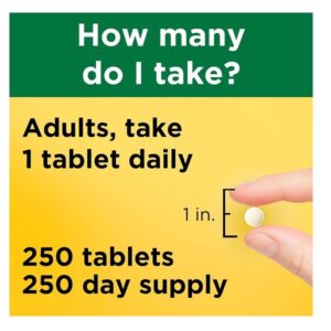 Nature Made Folic Acid, 400mcg, Tablets 250 ea - Image 3