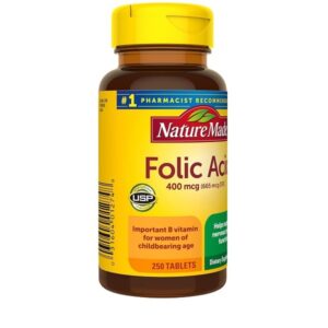Nature Made Folic Acid, 400mcg, Tablets 250 ea - Image 6