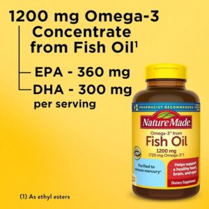 Nature Made One per Day Fish Oil 1200 mg Softgels 100 Count w. Omega-3 720 mg - Image 2
