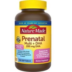 Nature Made Prenatal Multi + DHA, 200Mg, 150 Softgels - Image 1