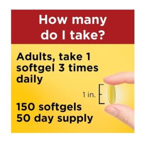 Nature Made Triple Omega 3-6-9, 150 Softgels - Image 3