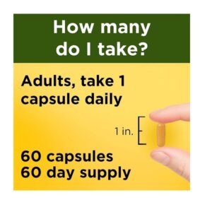 Nature Made Turmeric Antioxidant Herbal Supplement 500 Mg, 60 Capsules - Image 2