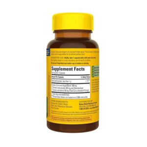Nature Made Turmeric Antioxidant Herbal Supplement 500 Mg, 60 Capsules - Image 5