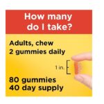 Nature Made Vitamin C Adult Gummies Tangerine, 80 Count - Image 3