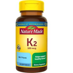 Nature Made Vitamin K2 Softgel, 100 mcg, 30 Count - Image 1