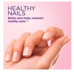 Nature's Bounty Hair, Skin & Nails with Biotin, Strawberry Gummies Vitamin Supplement, Supports Hair, Skin, and Nail Health for Women, 2500 mcg, 140 Ct - Image 2