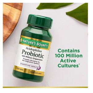 Nature's Bounty Acidophilus Probiotic, Pack of 120 Tablets - Image 4
