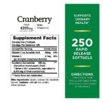 Nature's Bounty, Cranberry, With Vitamin C, 250 Rapid Release Softgels - Image 5