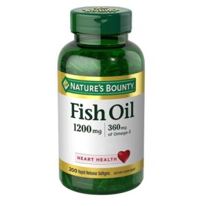 Nature's Bounty Fish Oil 1200 Mg Omega-3, 200 Rapid Release Softgels - Image 1