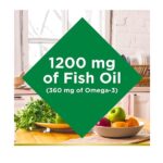 Nature's Bounty Fish Oil 1200 Mg Omega-3, 200 Rapid Release Softgels - Image 3
