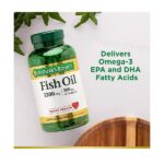 Nature's Bounty Fish Oil 1200 Mg Omega-3, 200 Rapid Release Softgels - Image 4