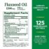 Nature's Bounty Flaxseed Oil 1200 mg - 125 Capsules - Image 2