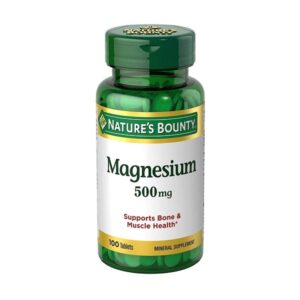 Nature's Bounty High Potency Magnesium 500mg, 100 Tablets - Image 1