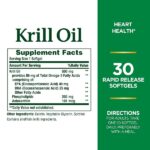 Nature's Bounty Krill-500 mg Oil, 30 Softgels - Image 2