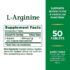Nature's Bounty L - Arginine 1000mg - 50 Tablets - Image 3