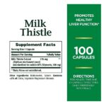 Nature's Bounty Milk Thistle 175mg, 100 Capsules - Image 2