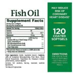 Nature's Bounty Omega-3 Fish Oil Odorless, 1000 mg, 120 Softgels - Image 2