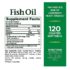 Nature's Bounty Omega-3 Fish Oil Odorless, 1000 mg, 120 Softgels - Image 2