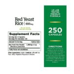 Nature's Bounty Red Yeast Rice, 600 mg, 250 Capsules - Image 2