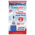 NeilMed Sinugator Cordless Pulsating Nasal Wash with 30 Premixed Packets - Image 3